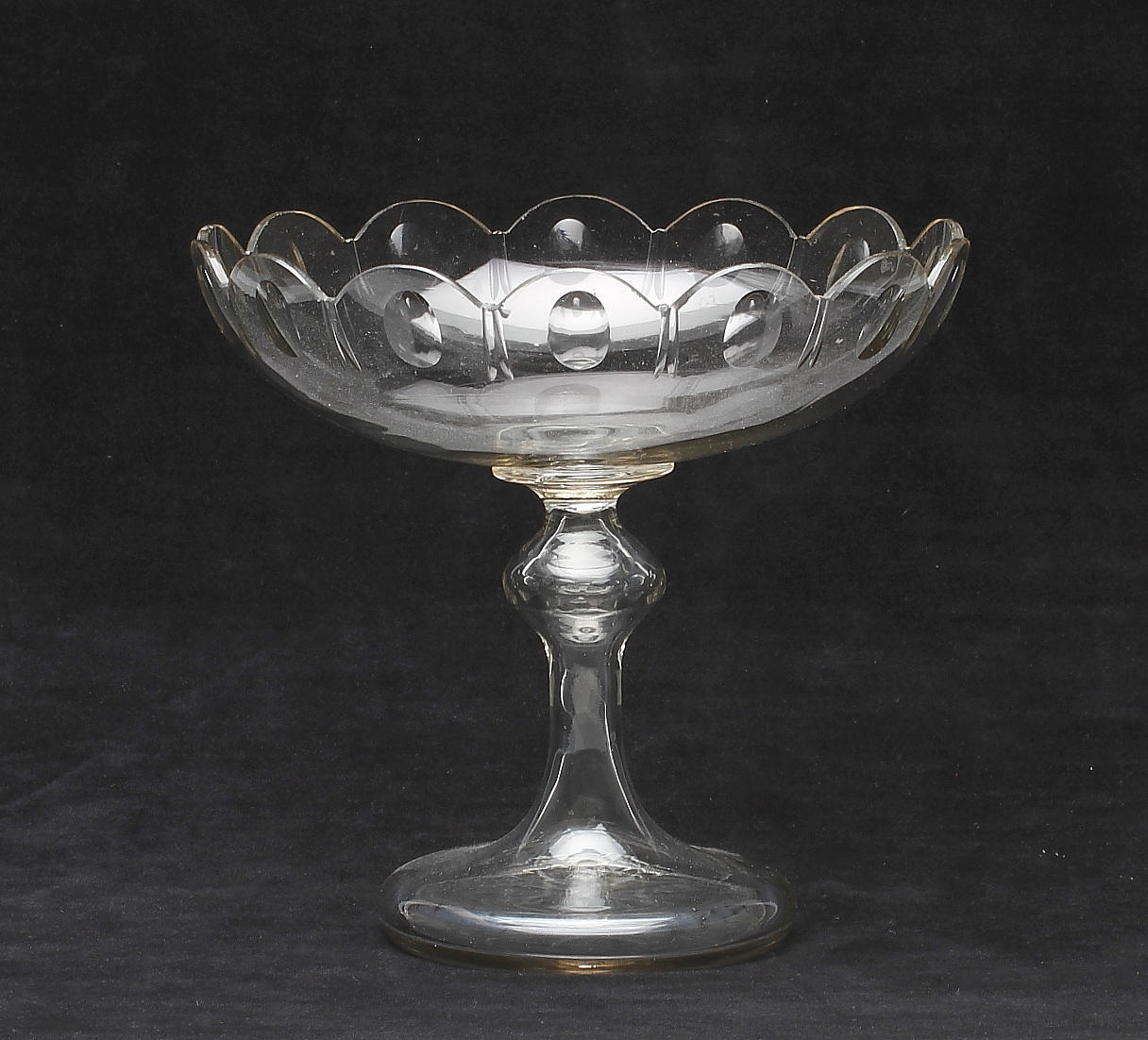 SKÅL på FOT, glas, omkring 1900.