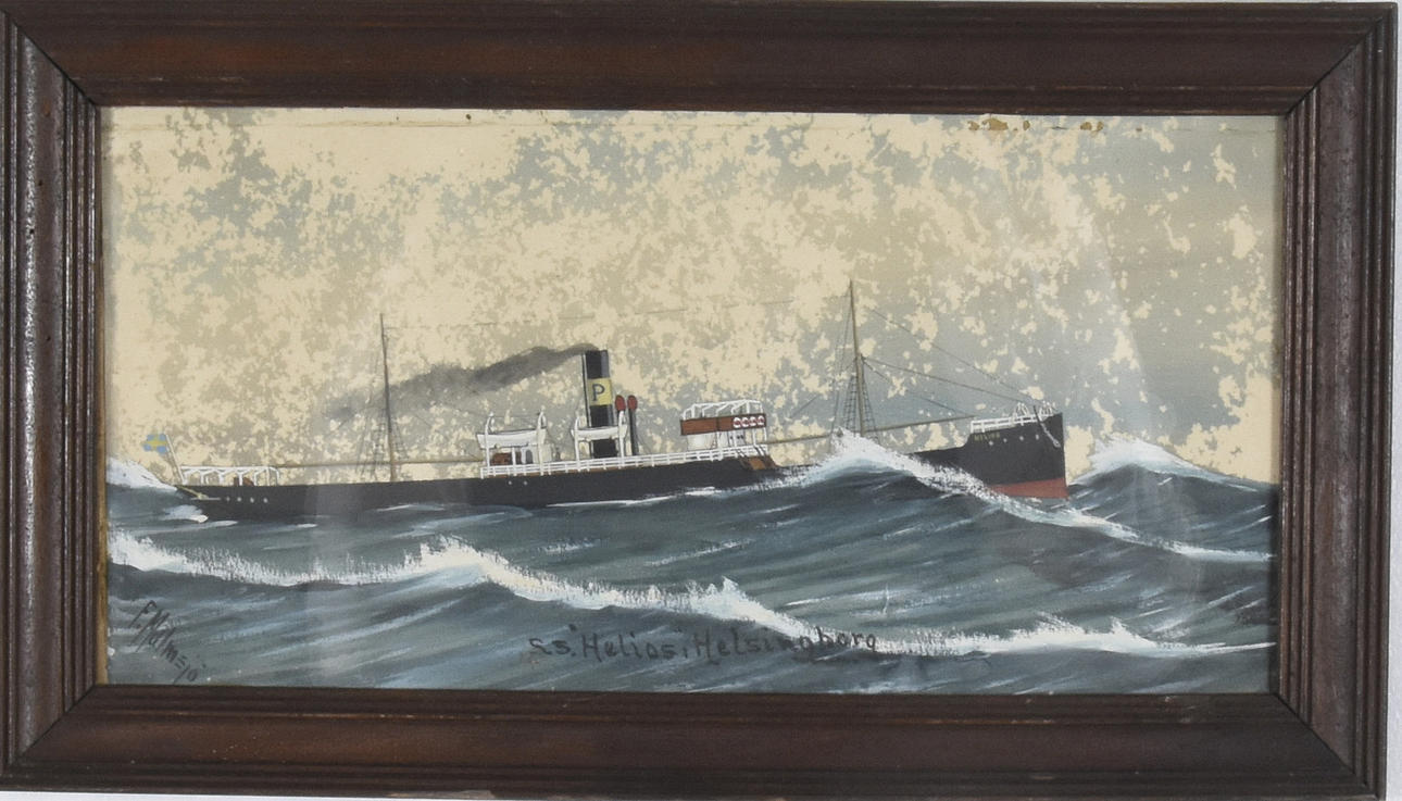 JOHAN FREDRIK MALMSJÖ. Gouache.