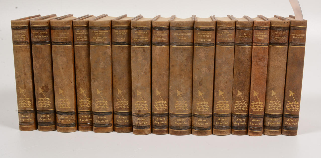 ENGSTRÖM, ALBERT. Skrifter. 1-27 i 15 volymer.