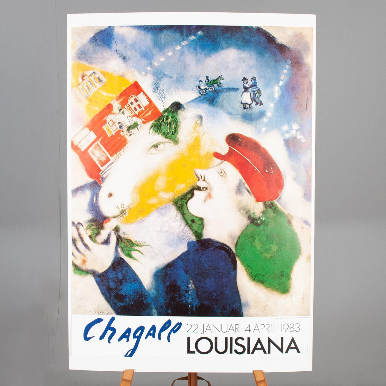 MARC CHAGALL. EFTER. Plansch, Louisiana, 1983.