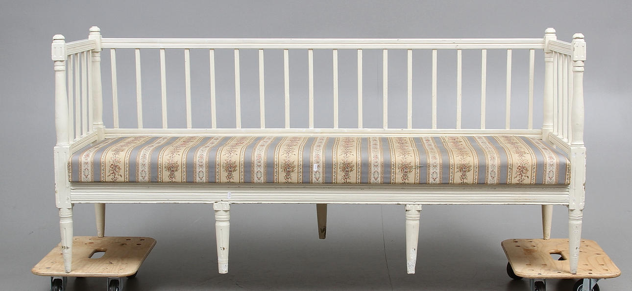 SOFFA, gustavianskt provinsarbete, 1800 tal.