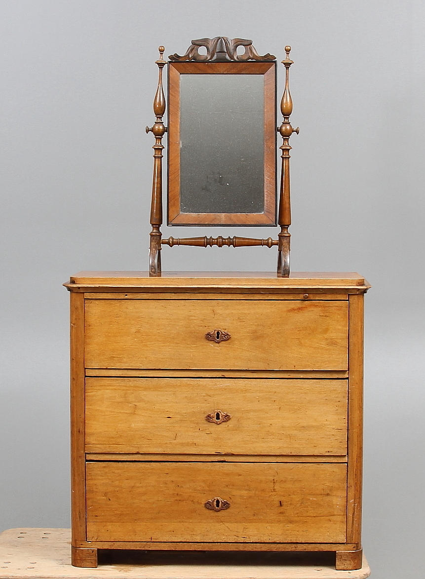 BYRÅ, samt, BYRÅSPEGEL, 1800 tal.