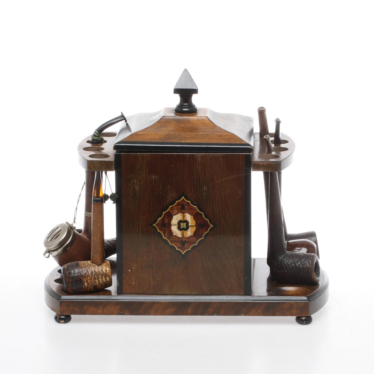 TOBAKSBURK, med pipställ, 1900-talets första hälft.