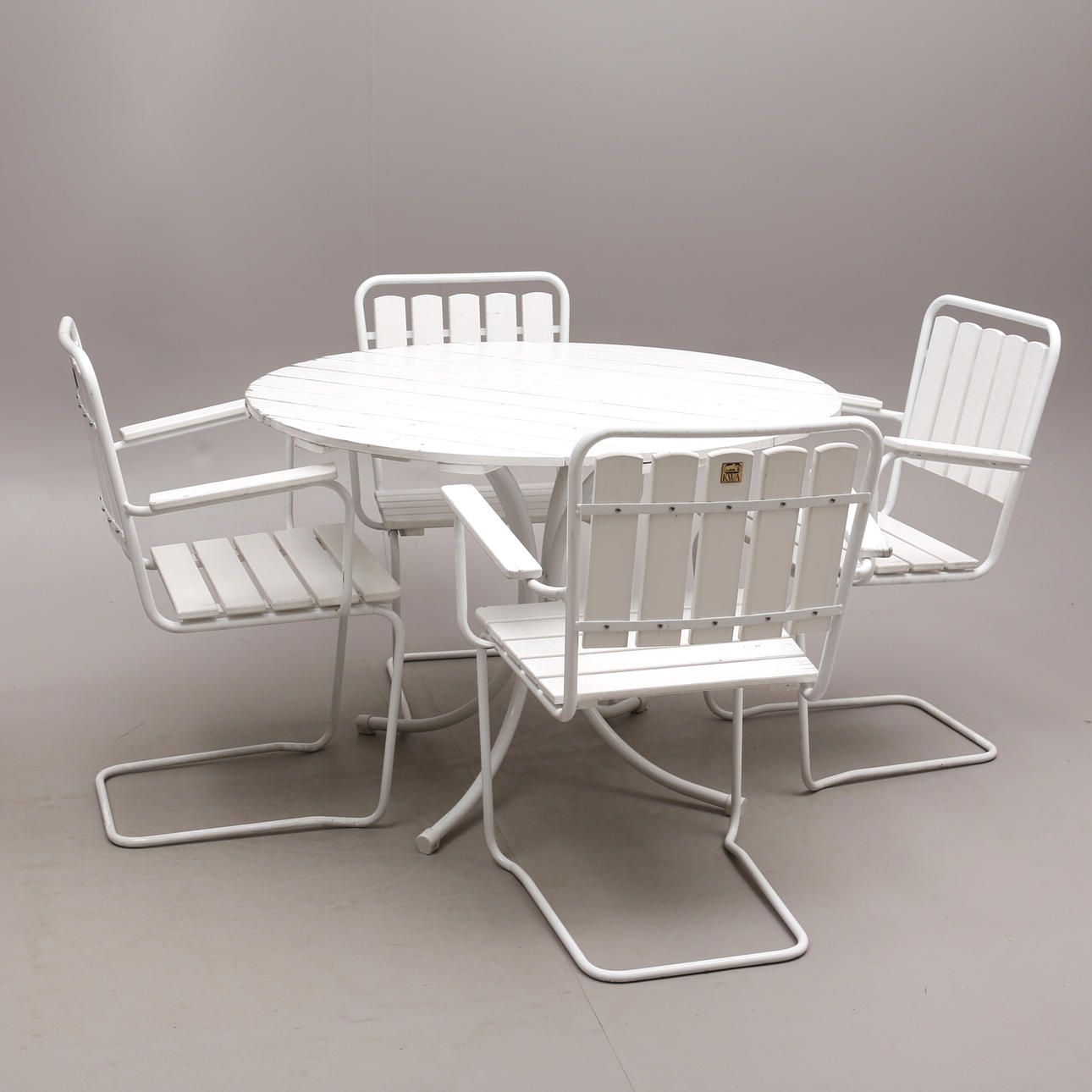 TRÄDGÅRDSMÖBEL, 5 delar, "Grythyttanstil", KWA.