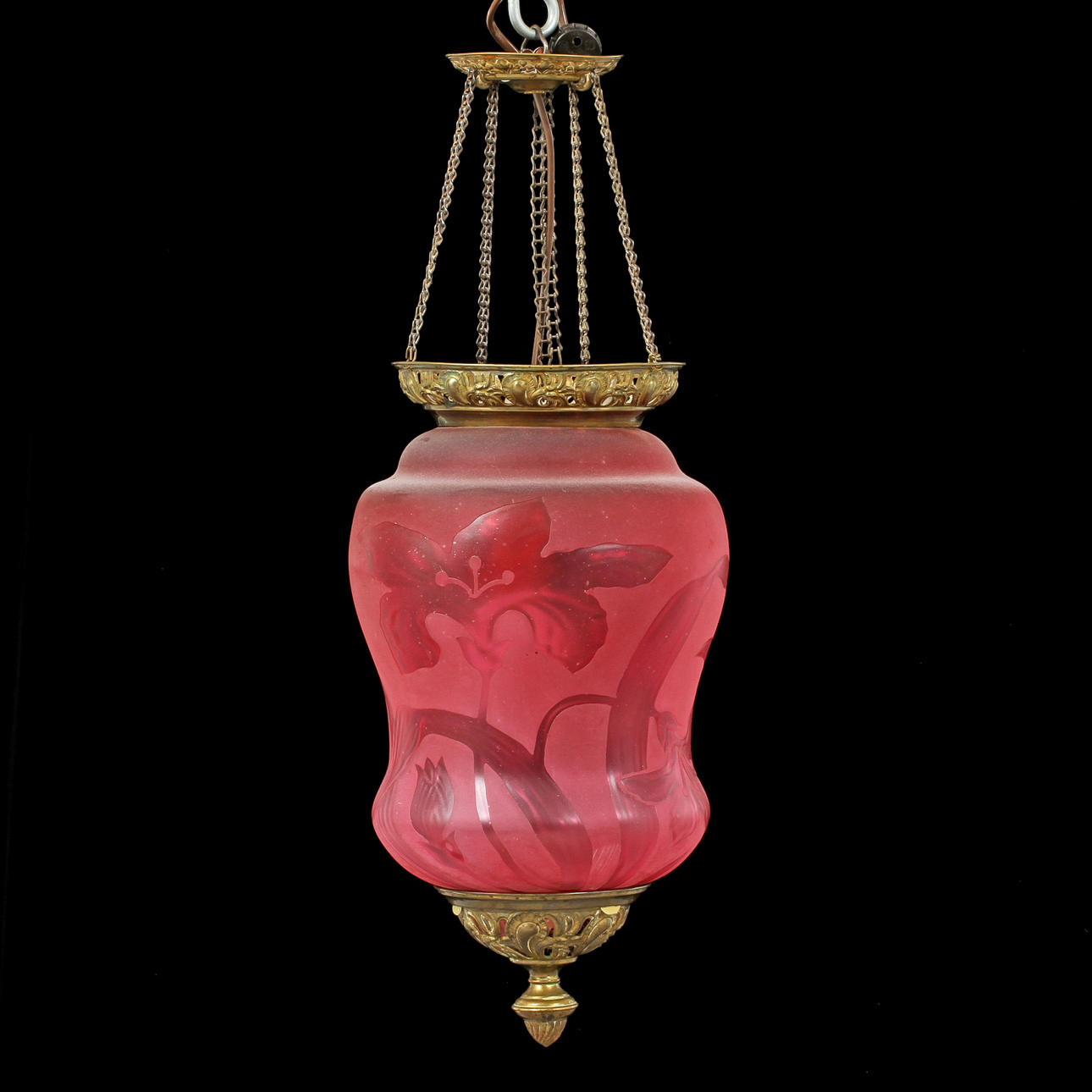 MÅNSKENSAMPEL, 18/1900-tal, höjd ca 55 cm.