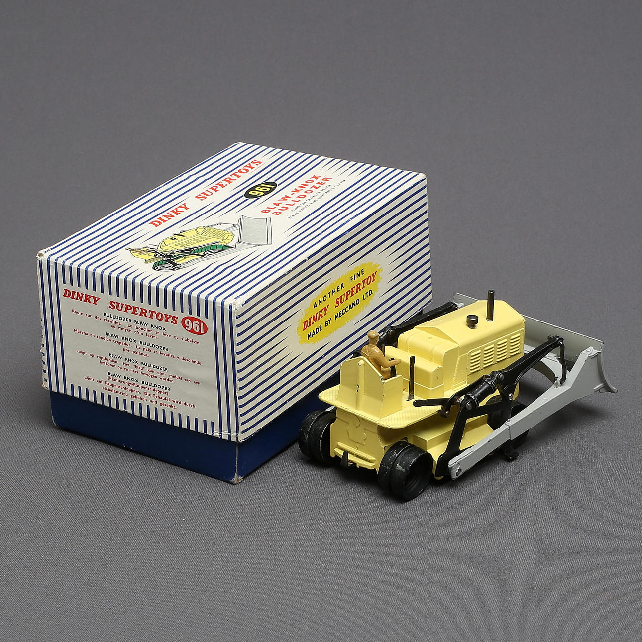 Bulldozer Dinky Supertoys - Blaw Knox - Meccano Ltd - Rouge - Occasion UK