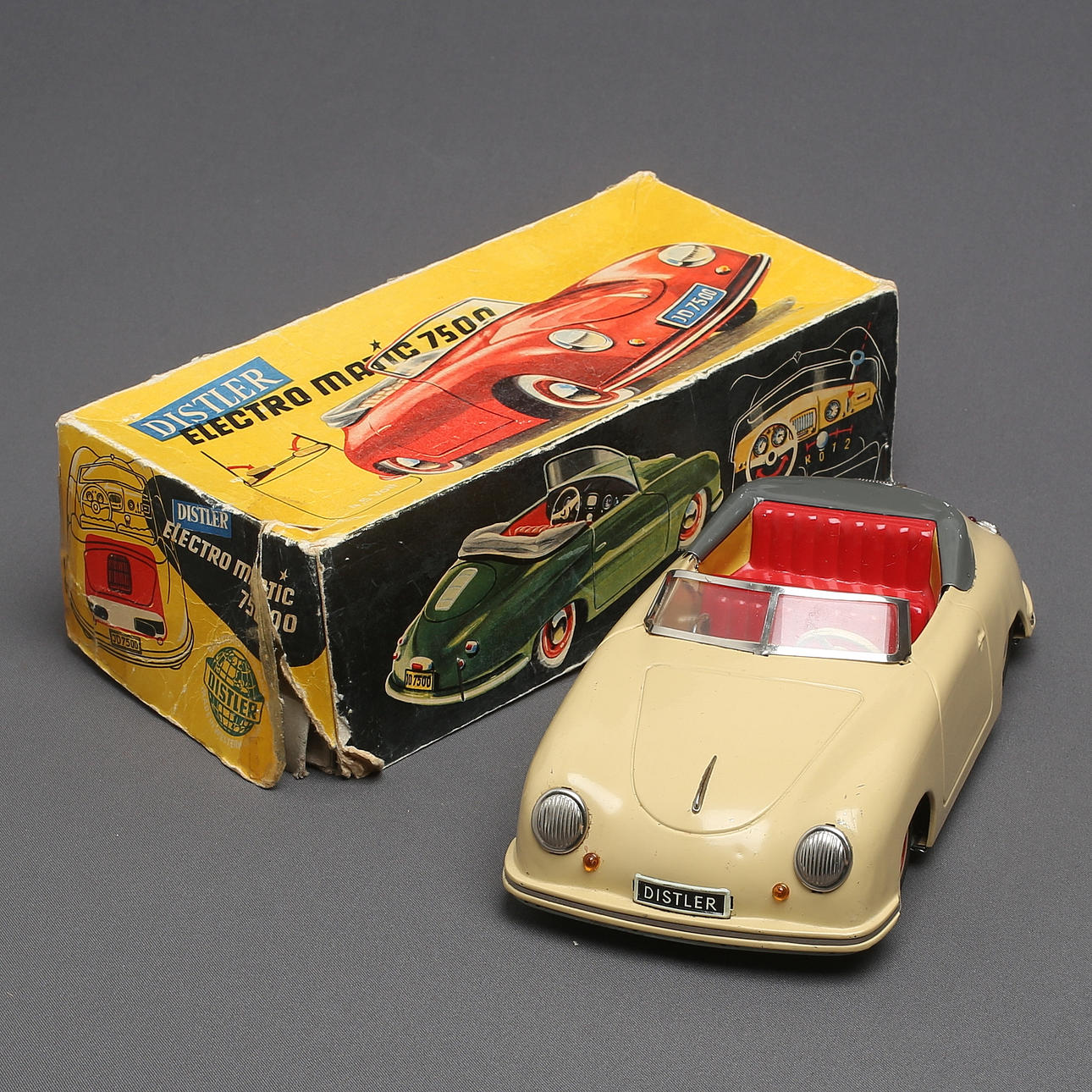 DISTLER Porsche Electromatic 7500 with original box. Toys