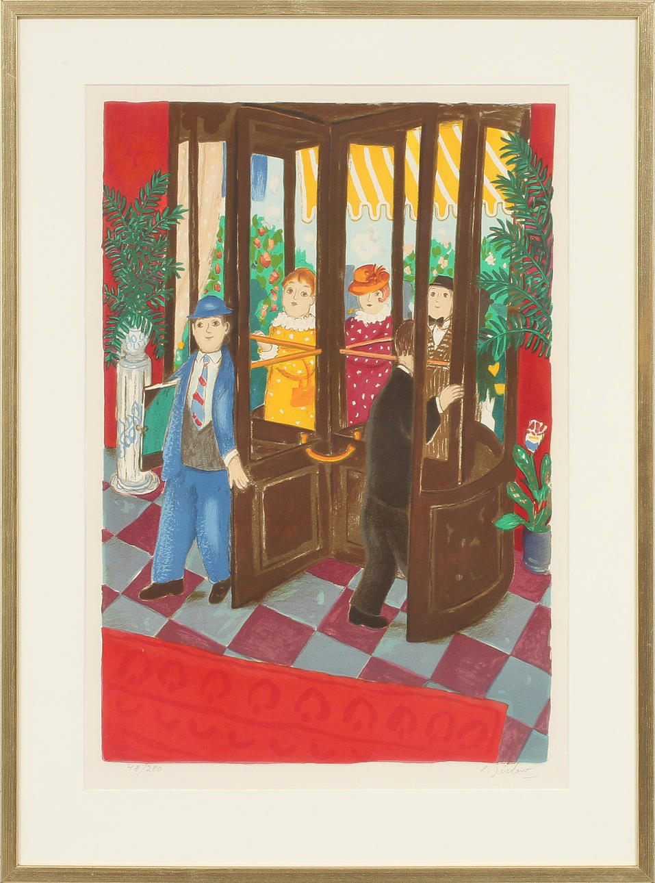 LENNART JIRLOW, litografi, sign o numr 48/280.