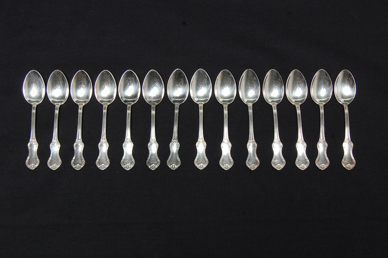 TESKEDAR, 14 st, silver, " Modell " Patricia ".