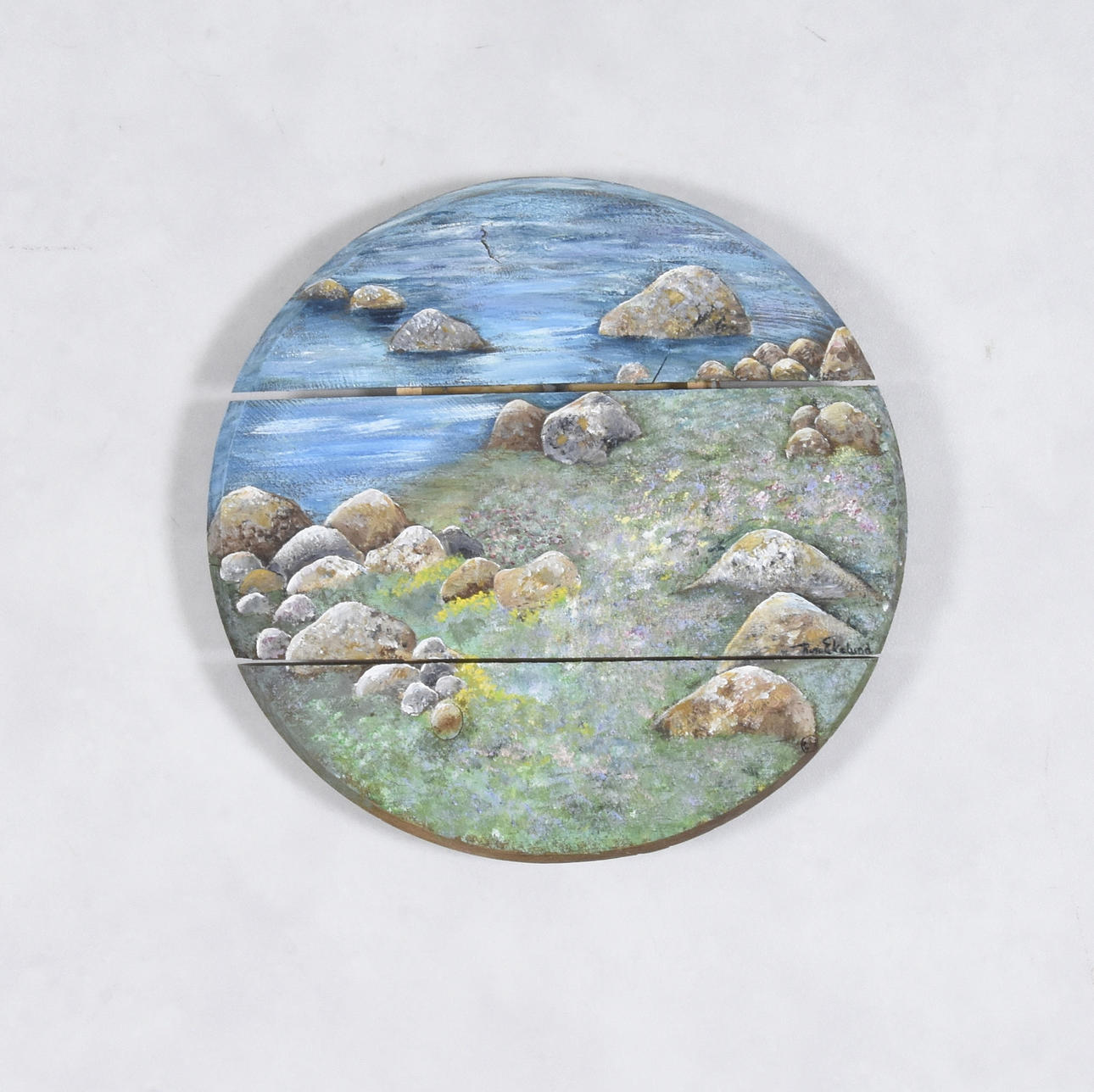 ROSA EKELUND. Olja på träplank.