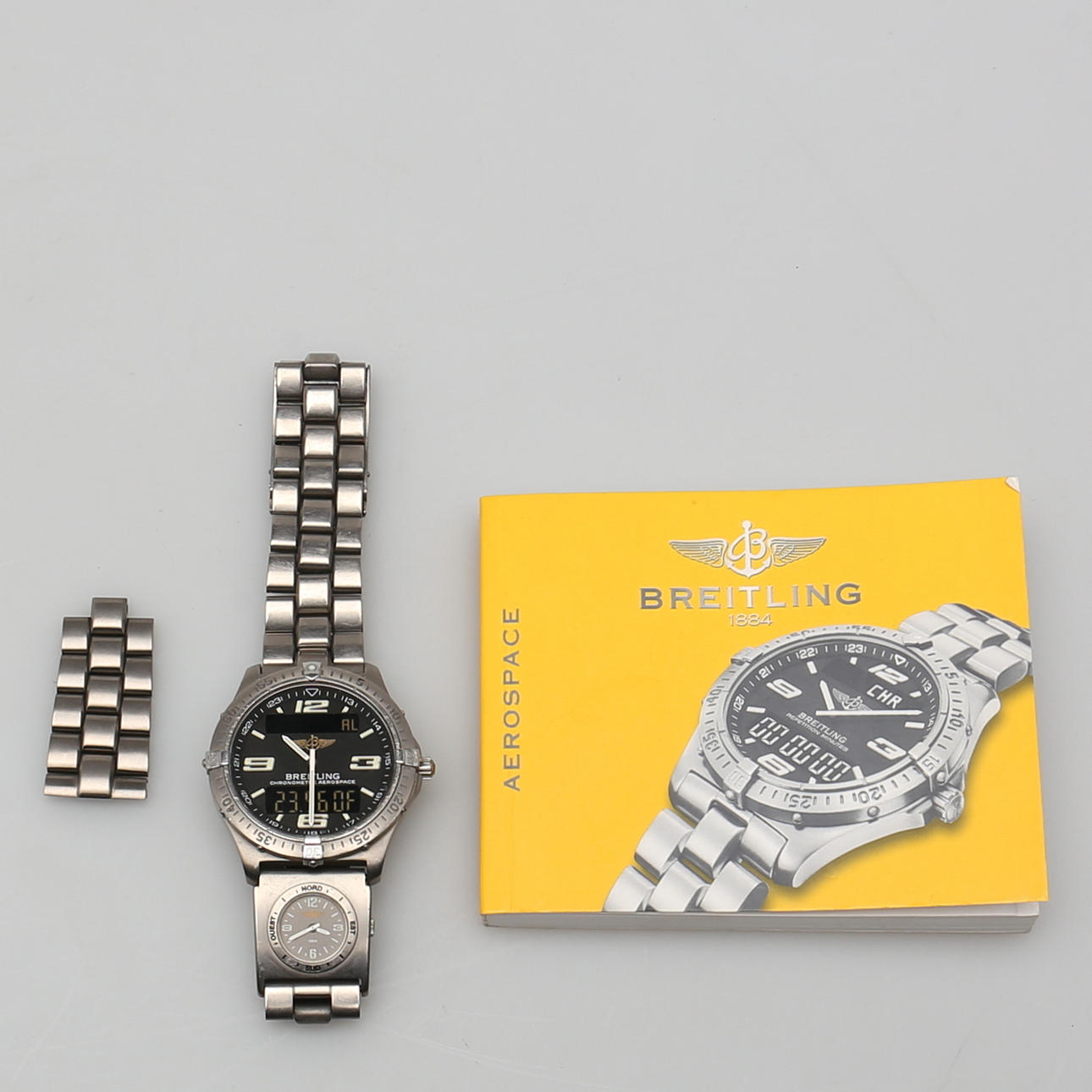 ARMBANDSUR, Breitling, Aerospace, Titan.