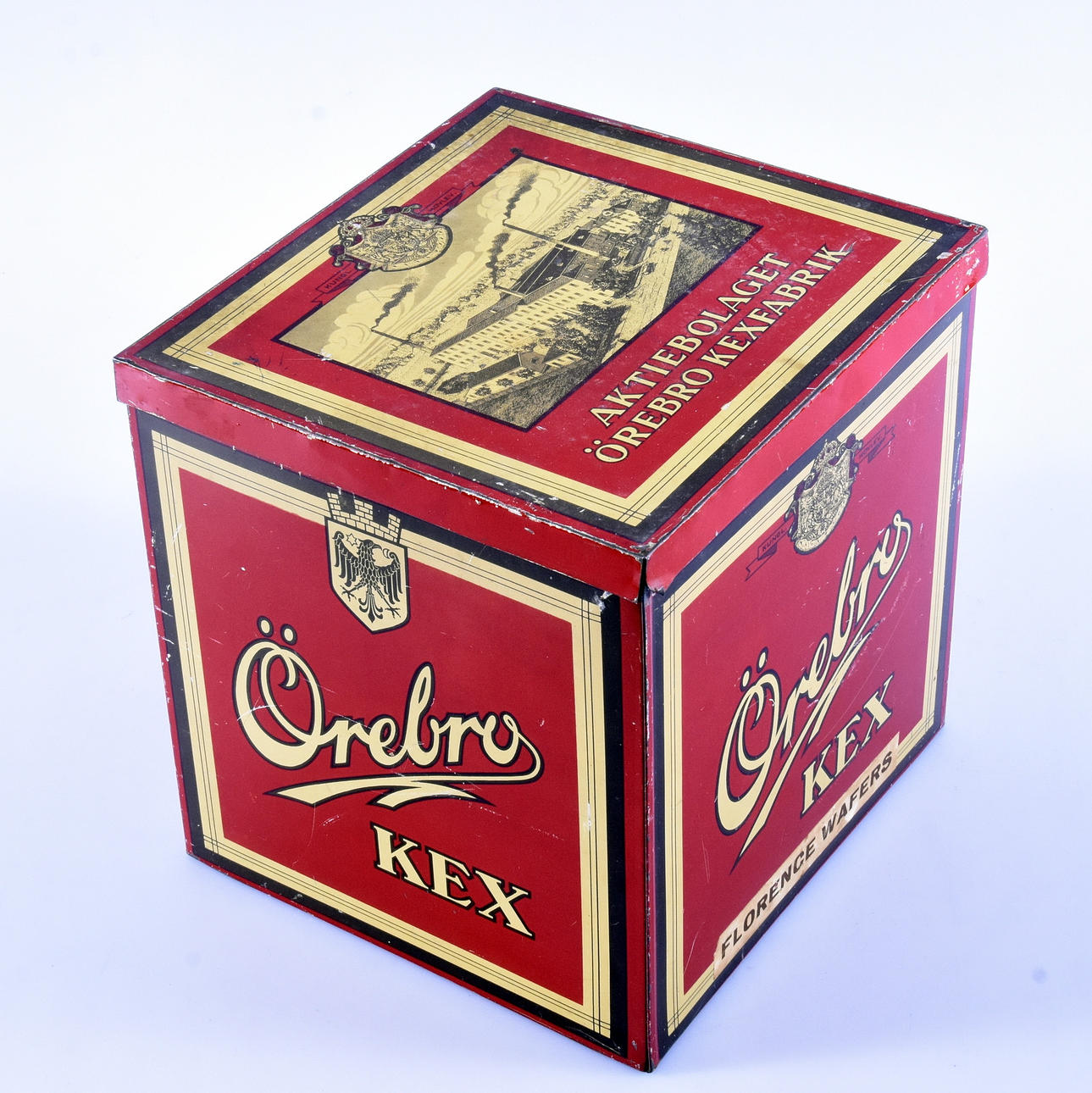 PLÅTBURK, Örebro Kex.