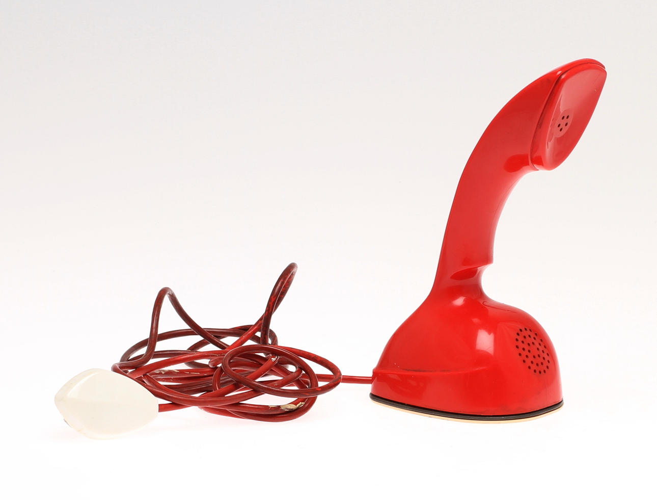 BORDSTELEFON, röd, Kobra/Ericofon.