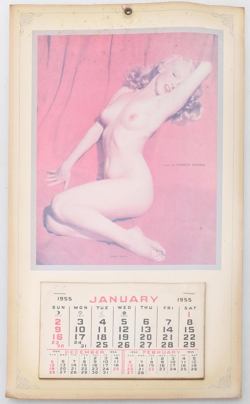 KALENDER, Marilyn Monroe, Original, 1955.