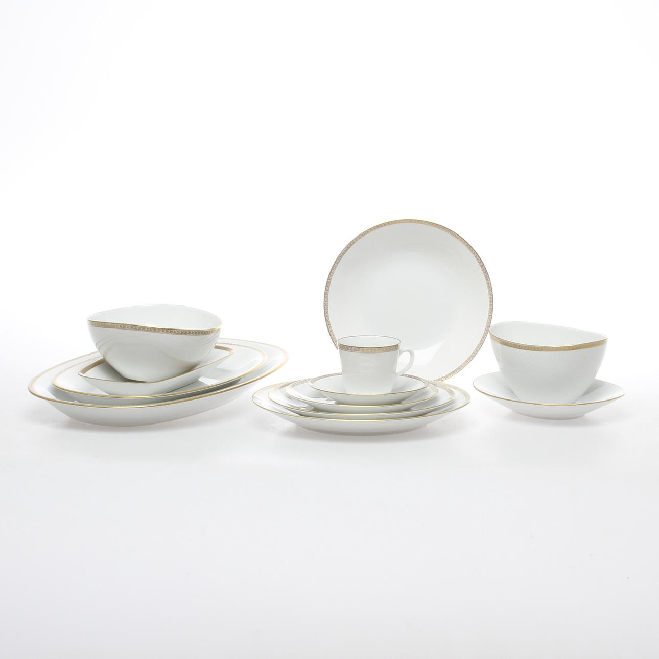 SERVISDELAR, ca 42 delar, porslin, "Symbol", Rörstrand.