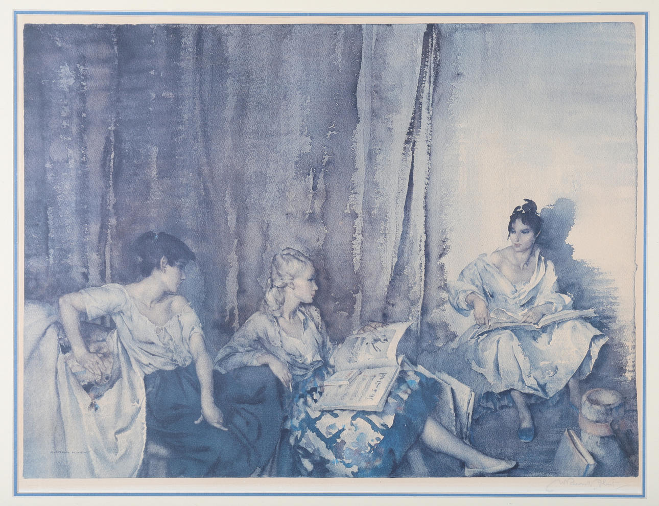 AFTER SIR WILLIAM RUSSELL FLINT. TRIO.