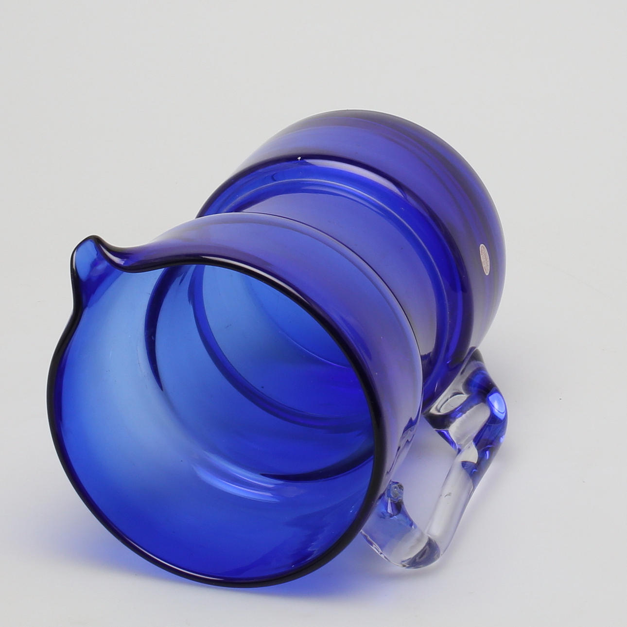 KANNA i blått glas, 1970-tal.