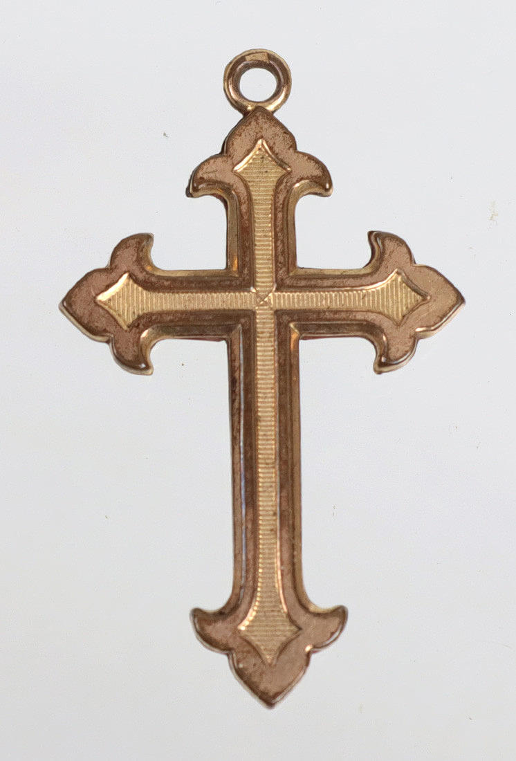 Antiker Kreuz Anhänger um 1880.