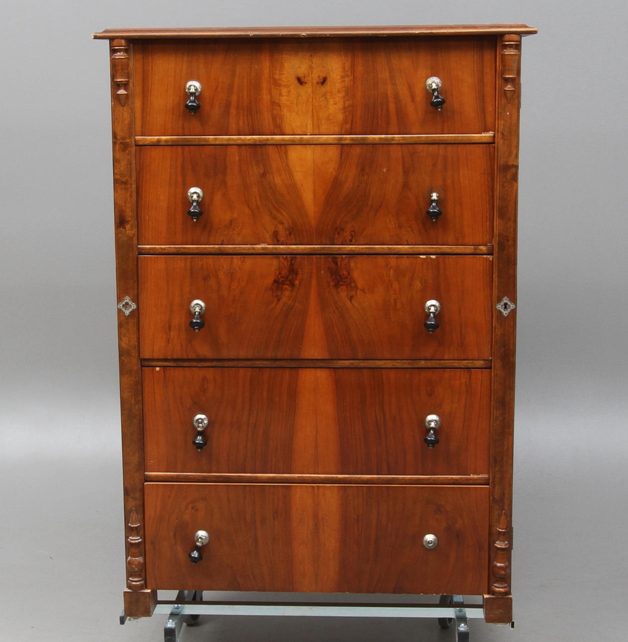 BYRÅ, 5 lådor, omkring 1900.