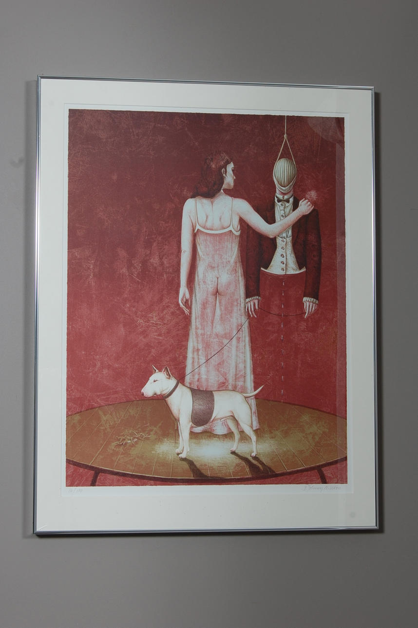 BERT JONNY NILSSON. Färglitografi, numrerad och signerad.