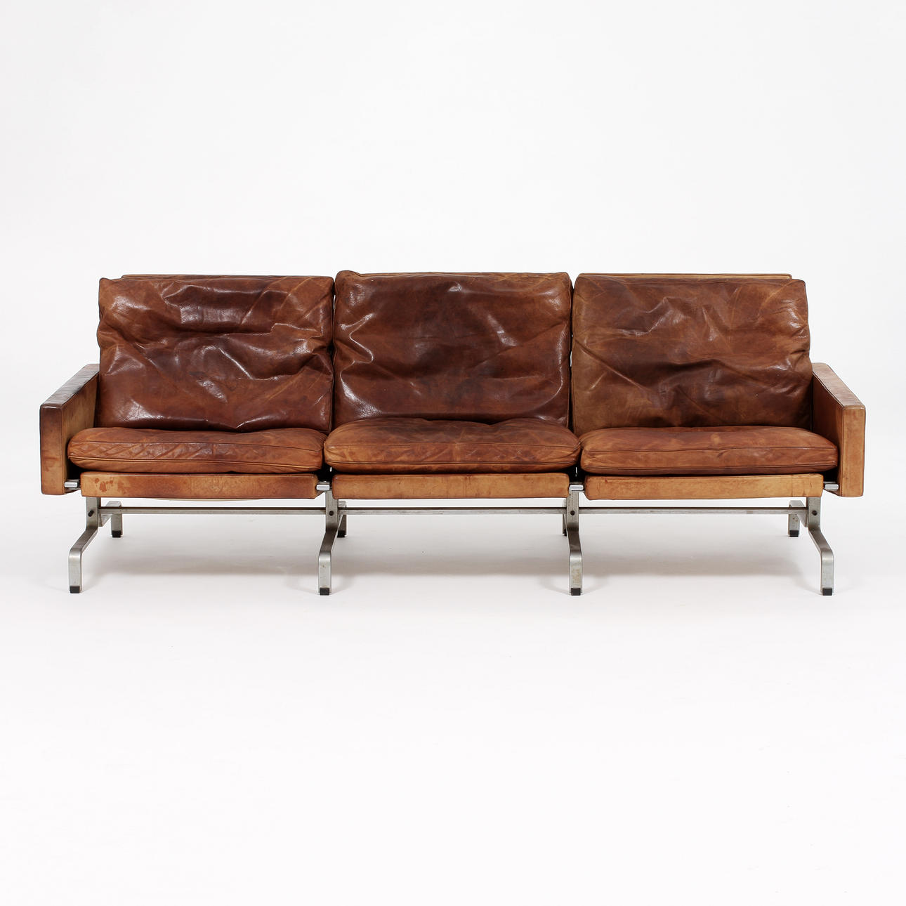 POUL KJAERHOLM. Soffa "PK-31". E. Kold Christensen, Danmark.