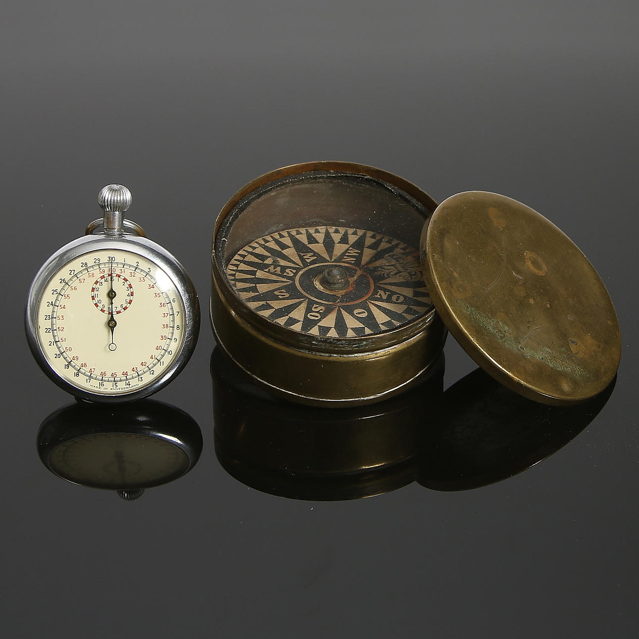 TORRKOMPASS samt STOPPUR, 1800-talets andra halva, 1900-talet.