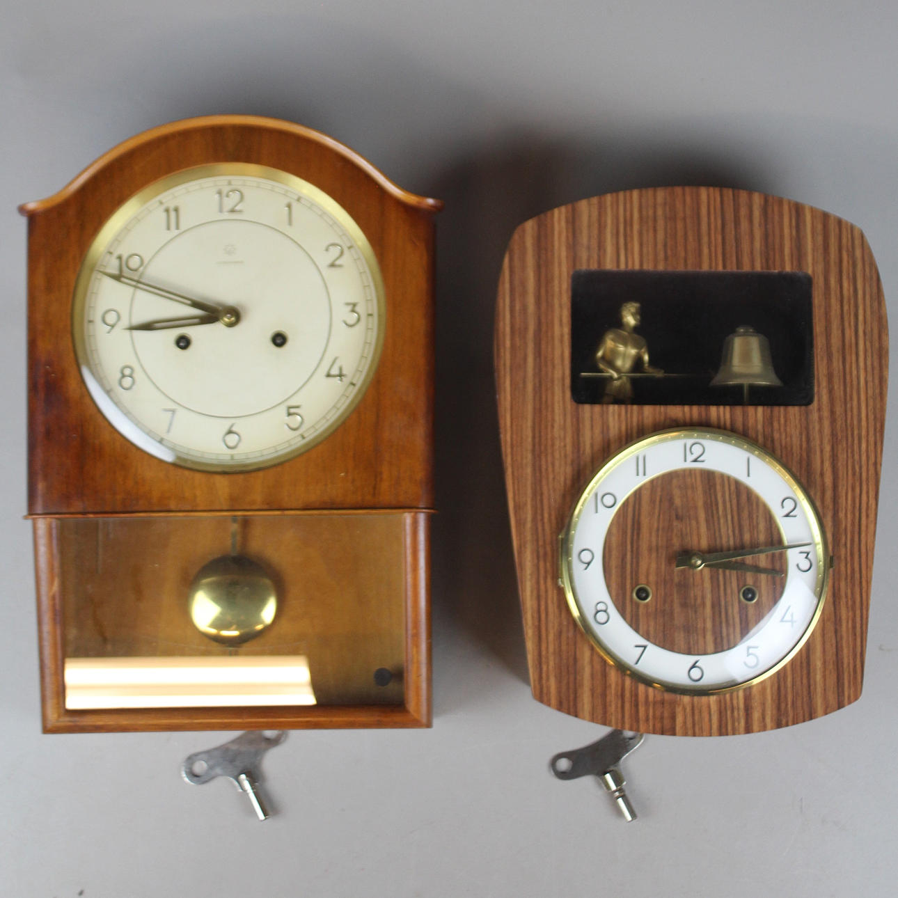 WALL CLOCK 2 pieces, among others Junghan's 1900s.