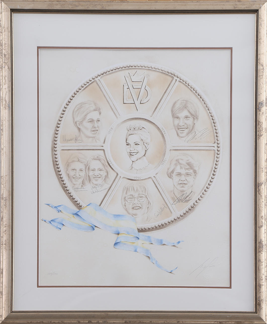 OIDENTIFIERAD KONSTNÄR. GRAPHIC SHEET, Victoria Fellows, 1900s.