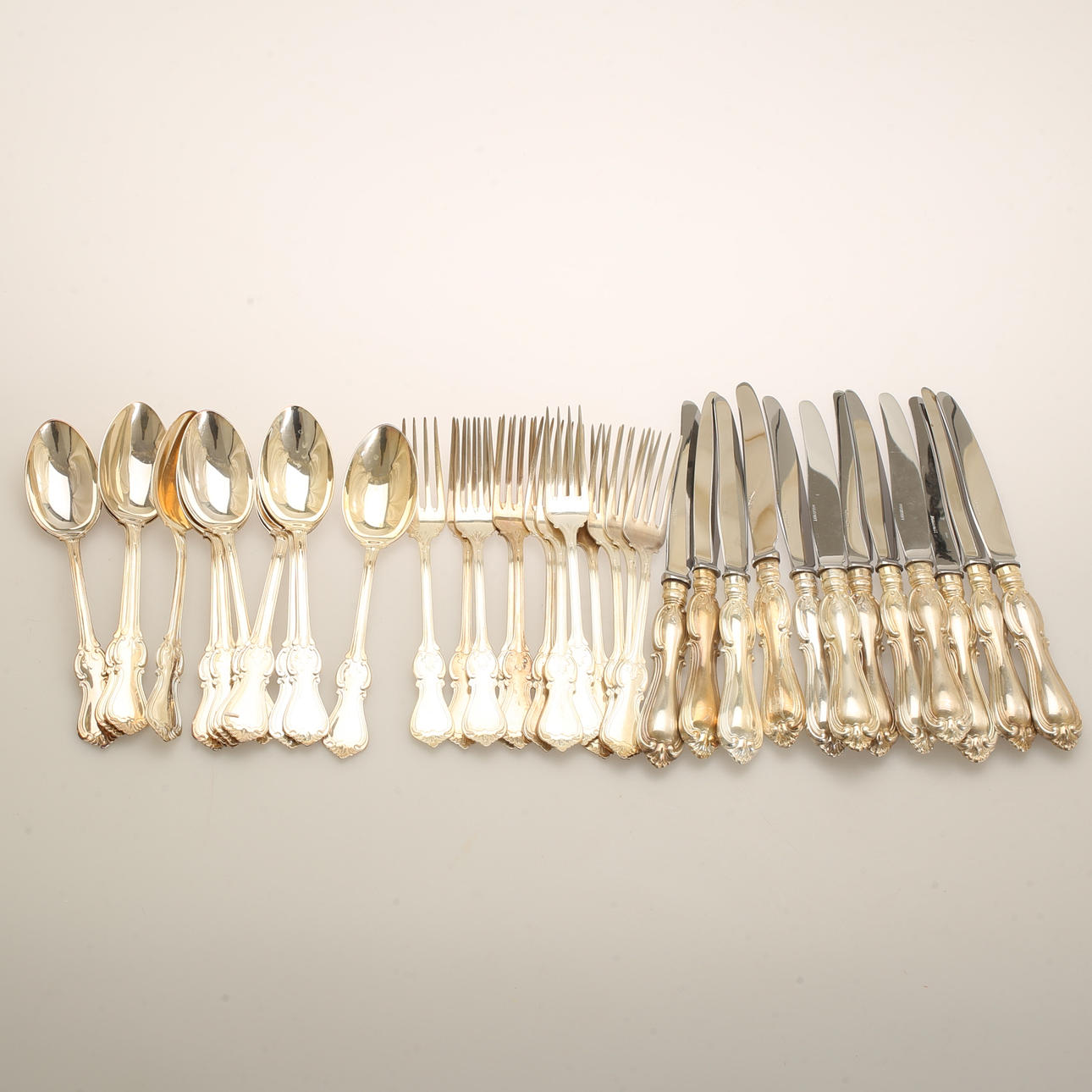 BESTICK, 36 delar, Olga, silver GAB.