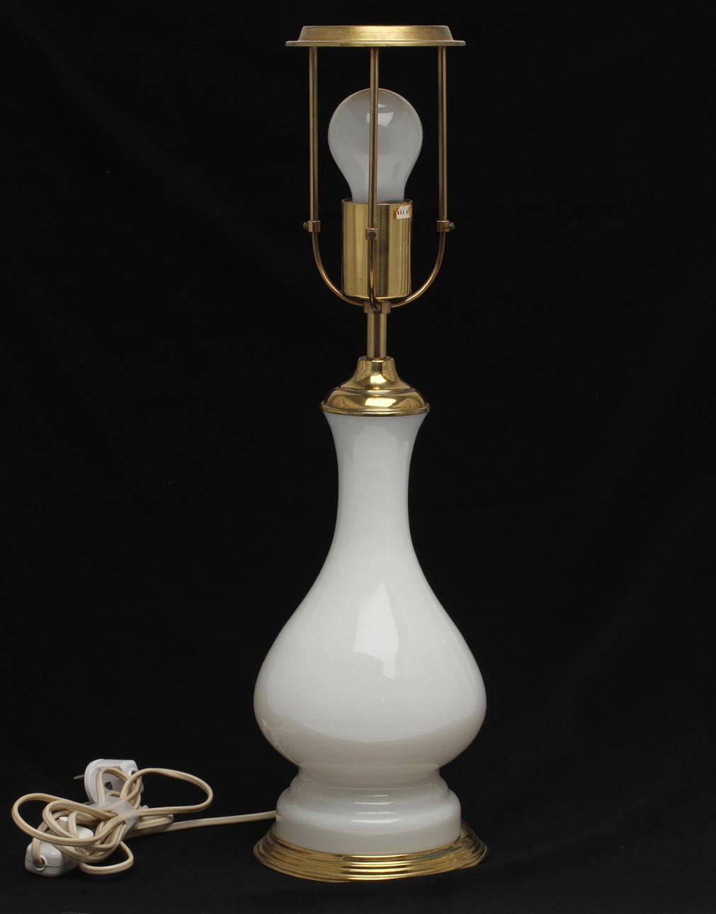BORDSLAMPA, glas, Firma Svenskt tenn. Mod nr 2583-1.
