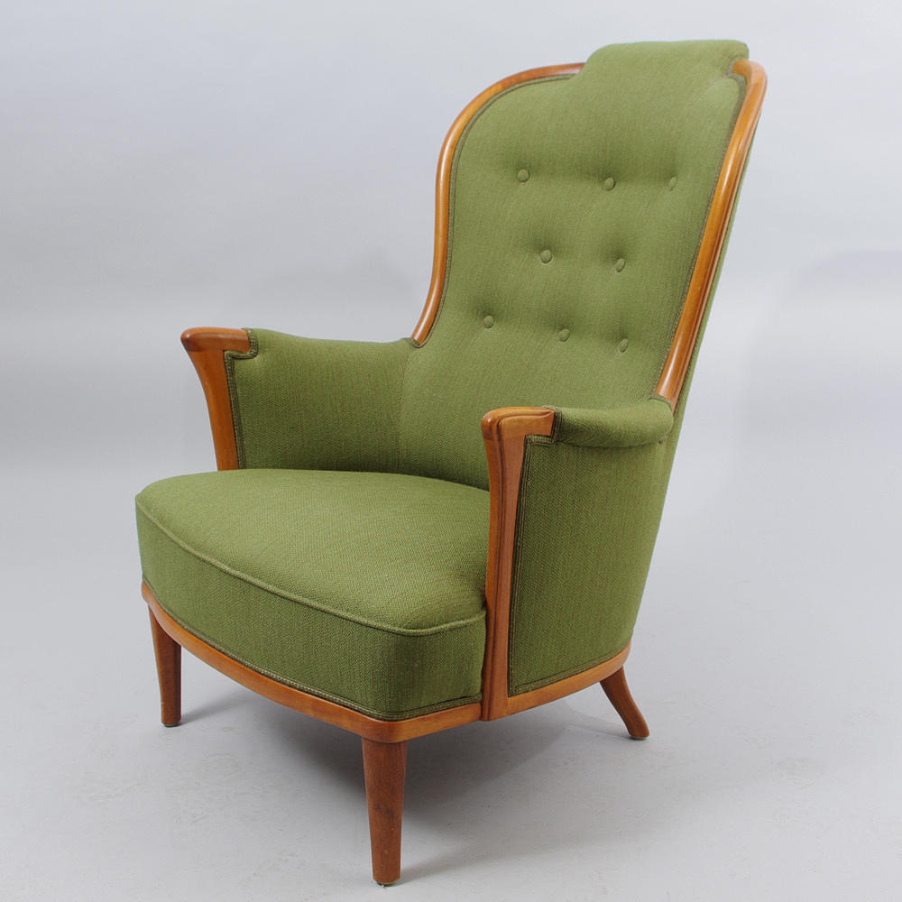 FÅTÖLJ, "Vår fru", Bodafors Carl Malmsten 1964.