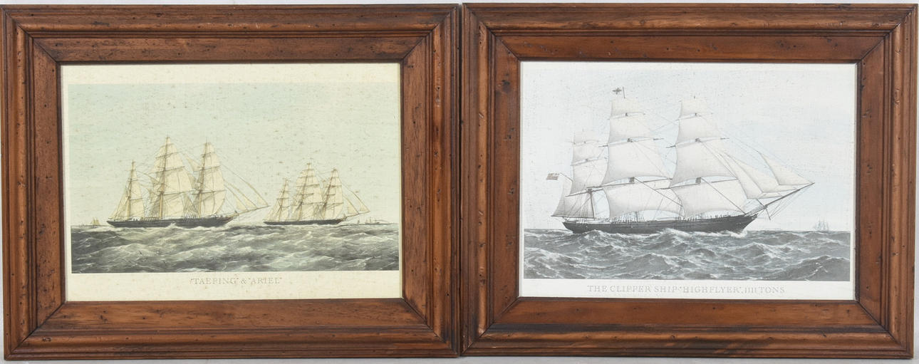 OKÄND KONSTNÄR. Offsettryck. 2-stycken.