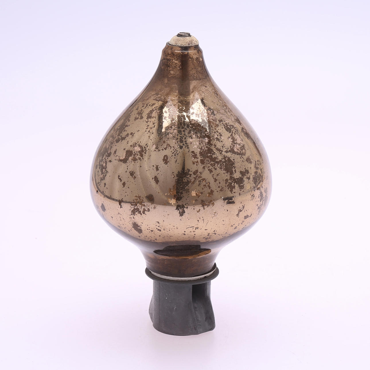 FLAGGSTÅNGSKNOPP, glas, 1900-talets första hälft.