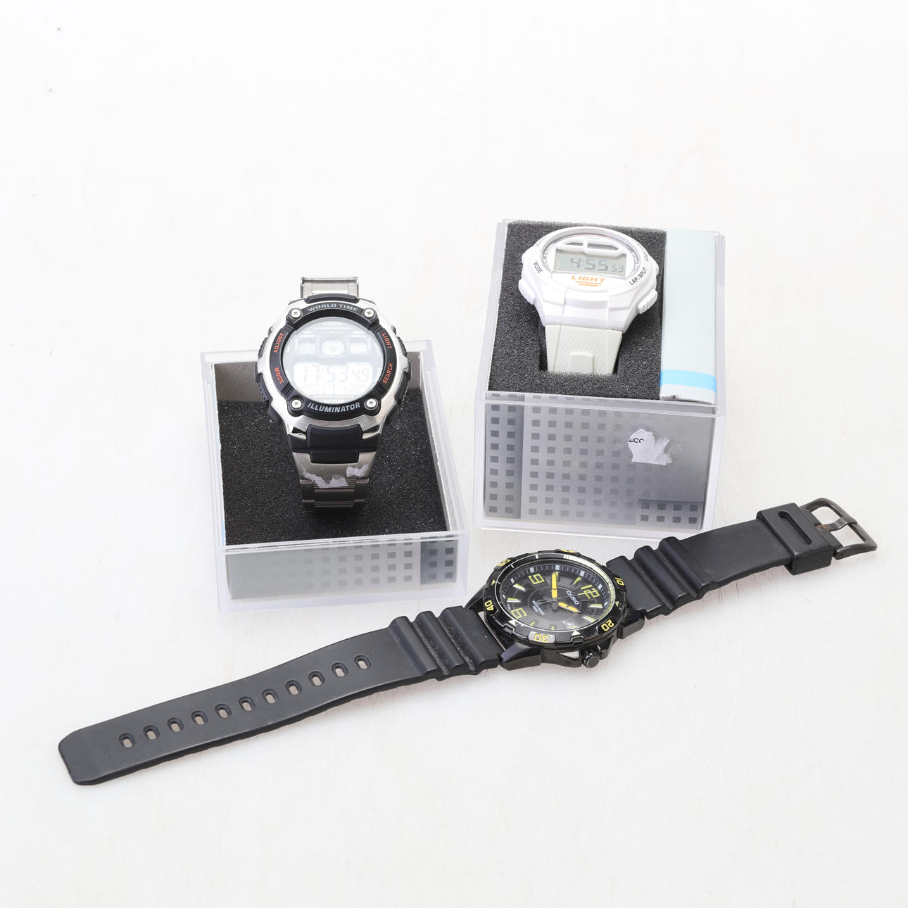 WRIST WATCH, 3 pcs, Casio.