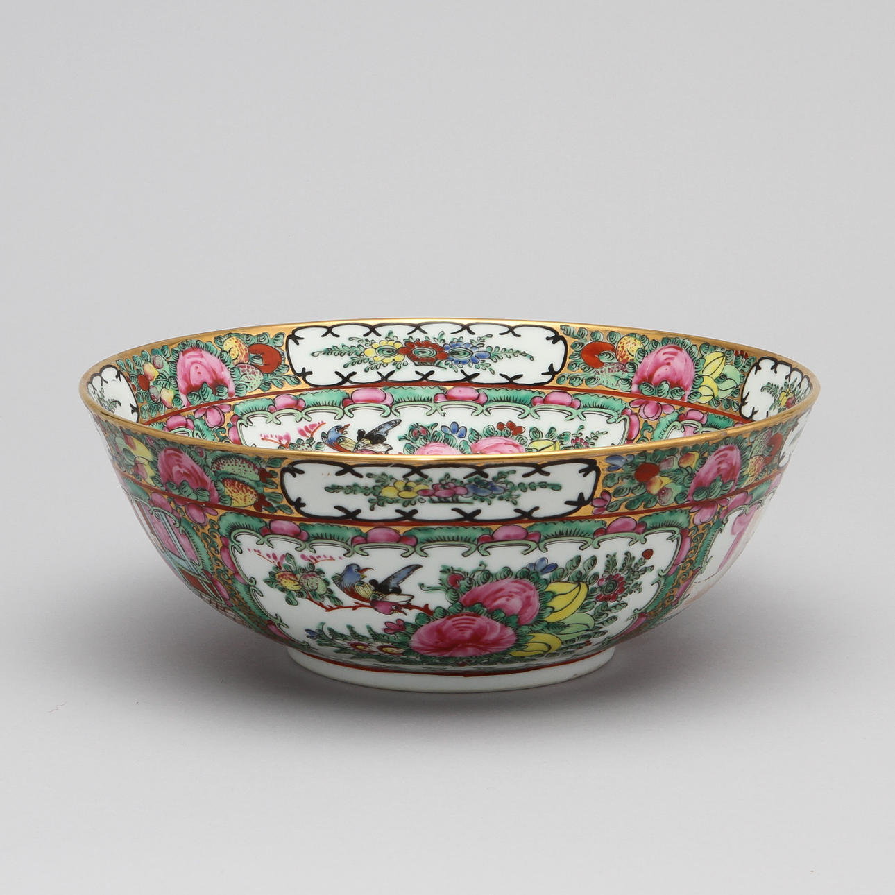 SKÅL, porslin, Kina, Kanton, 1900-talets första hälft.