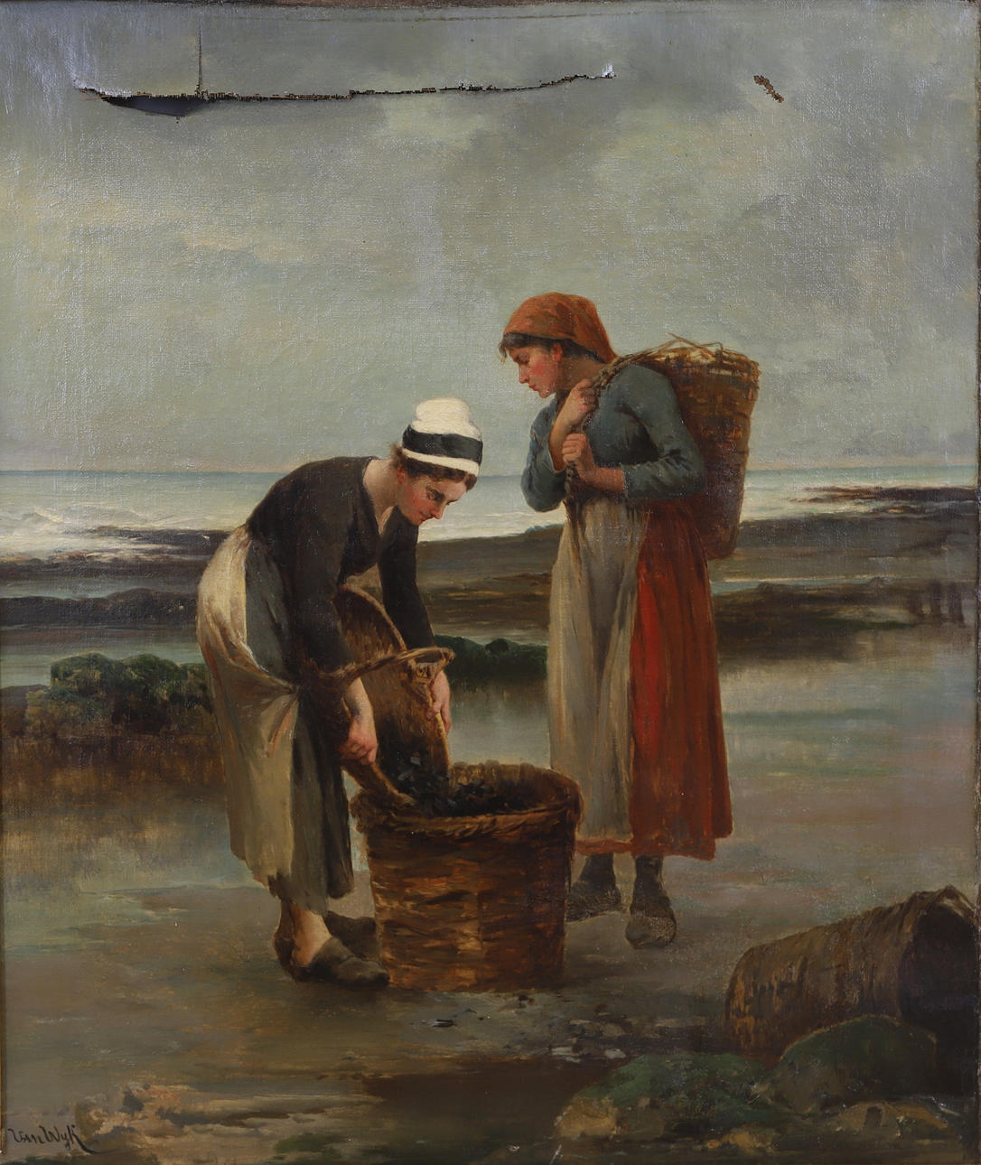 HENRI VAN WYK. oil on canvas, signed.