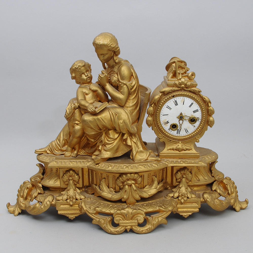 BORDSUR, bronserat, Frankrike, sent 1800-tal.