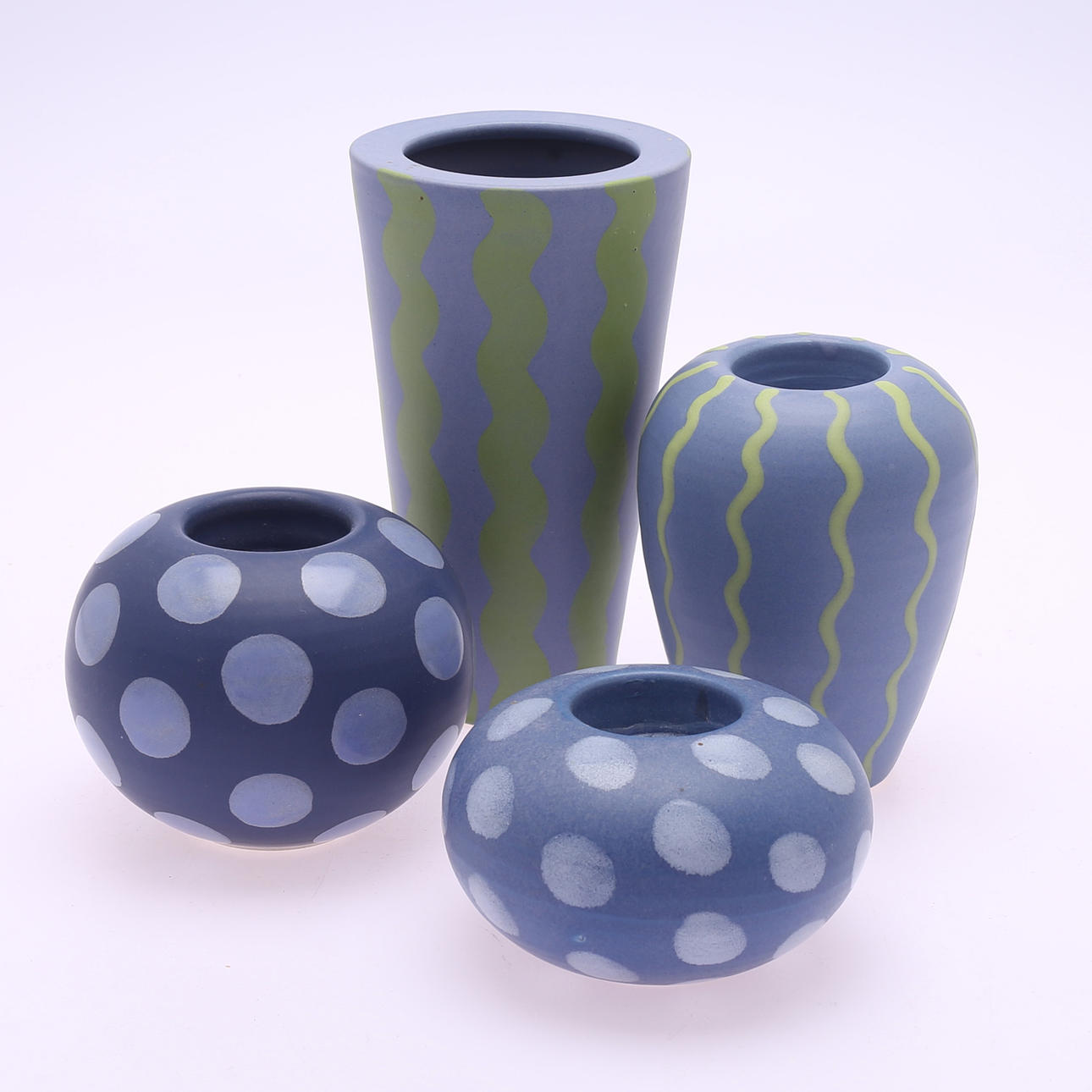 KERAMIKFÖREMÅL, 4 st, Paradisverkstaden, Öland.