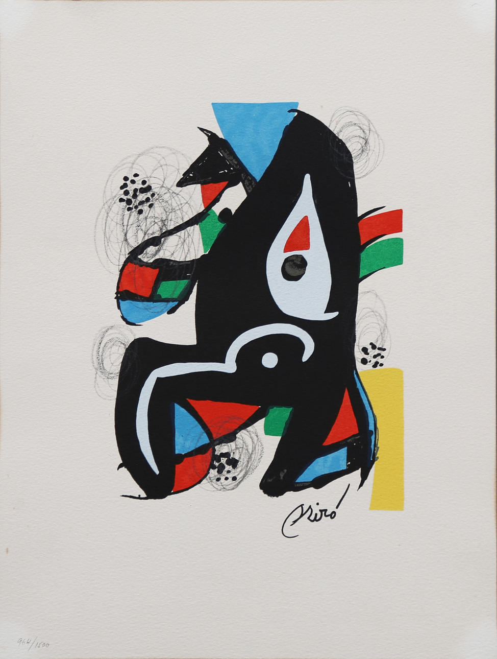 JOAN MIRÓ. Untitled ("La mélodie acide").