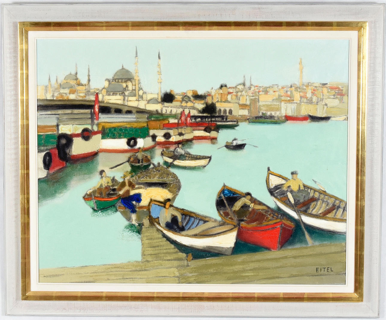 JACQUES EITEL. Olja på duk.