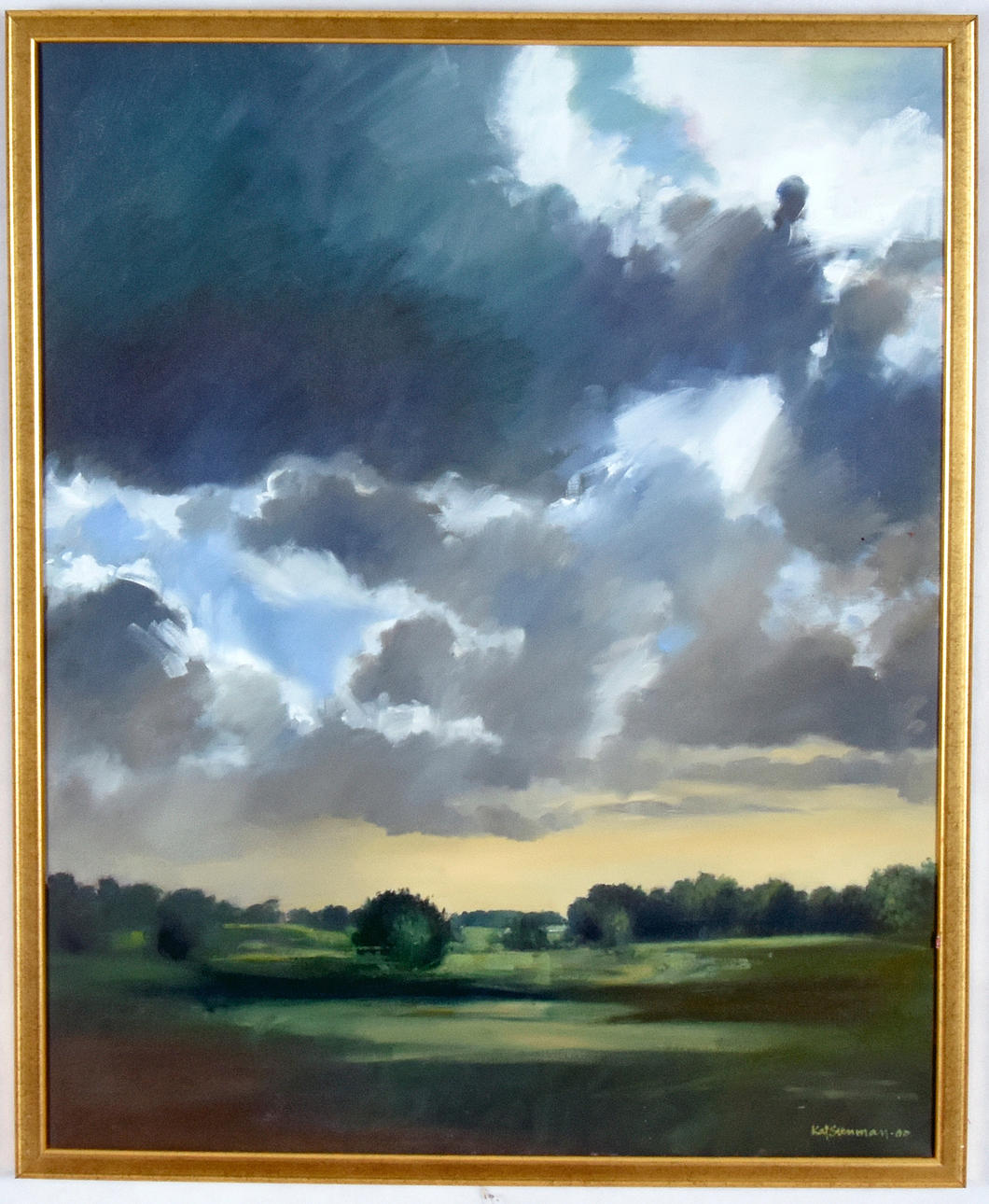 KAJ STENMAN. oil on canvas.