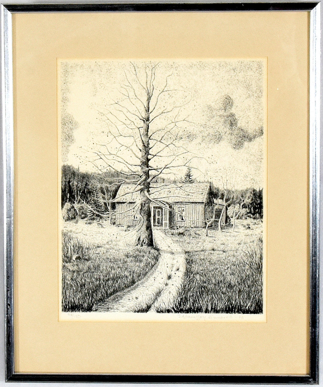 INGVAR ADAMSSON. Litografi.