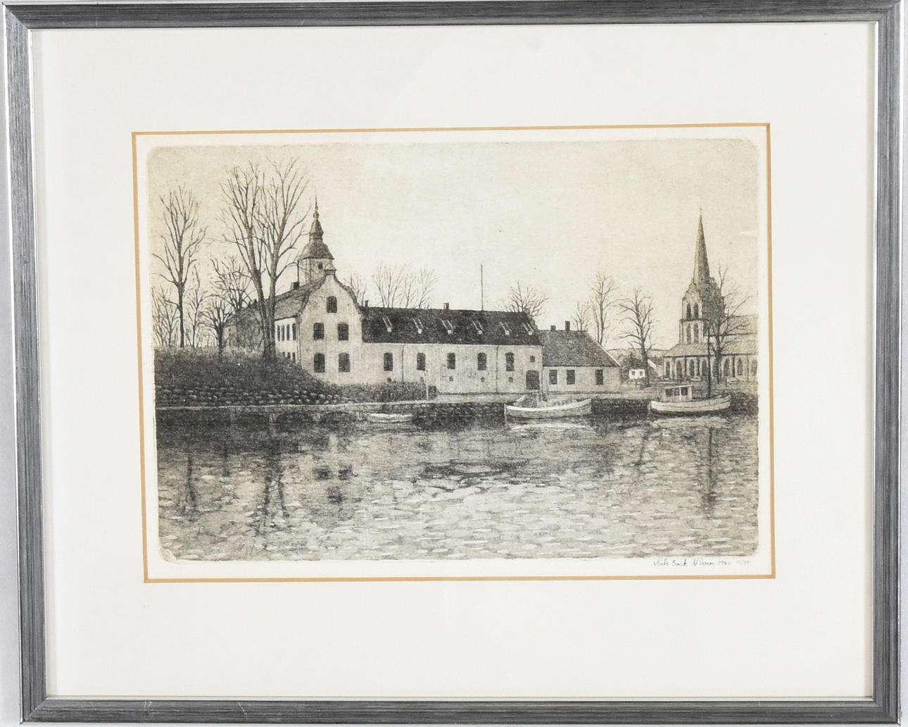 NILS ERIK NILSSON. Etsning.