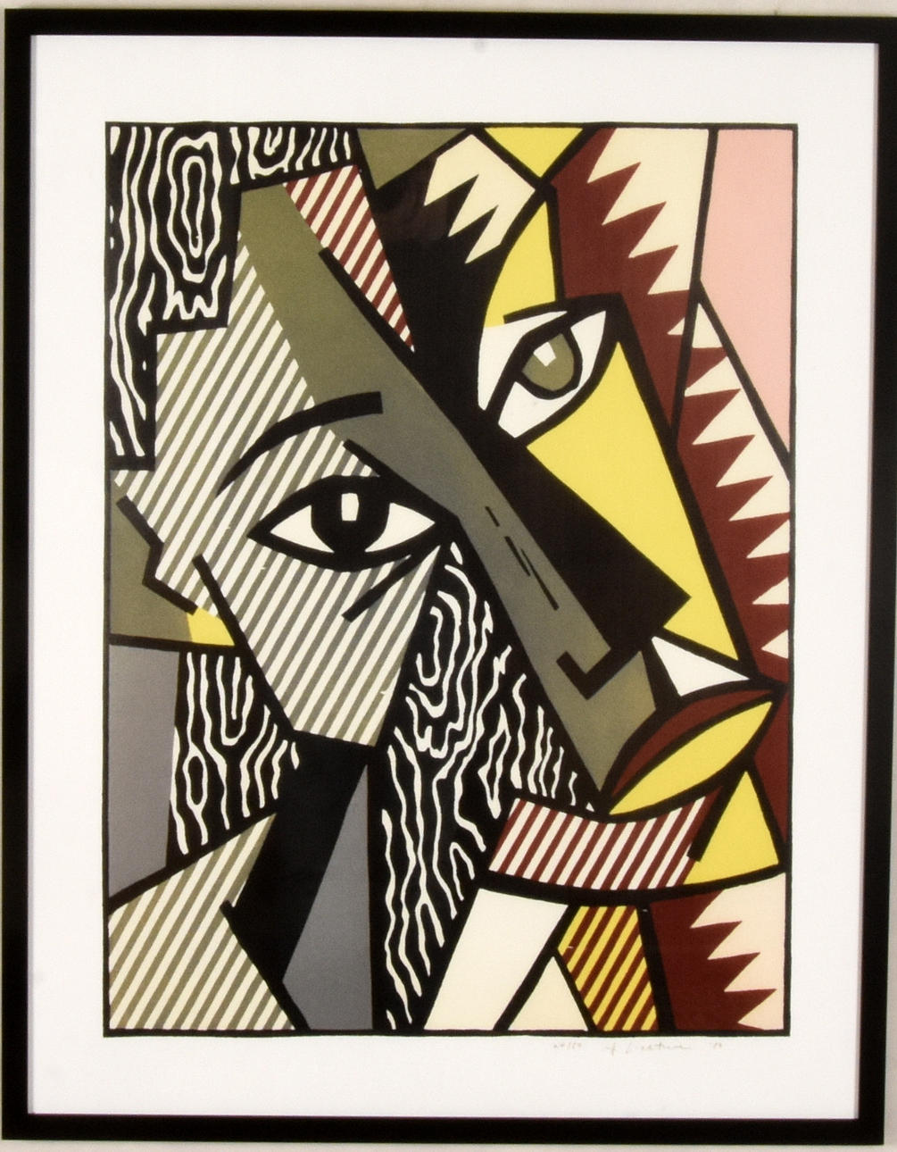 ROY LICHTENSTEIN. EFTER. Glicetryck.