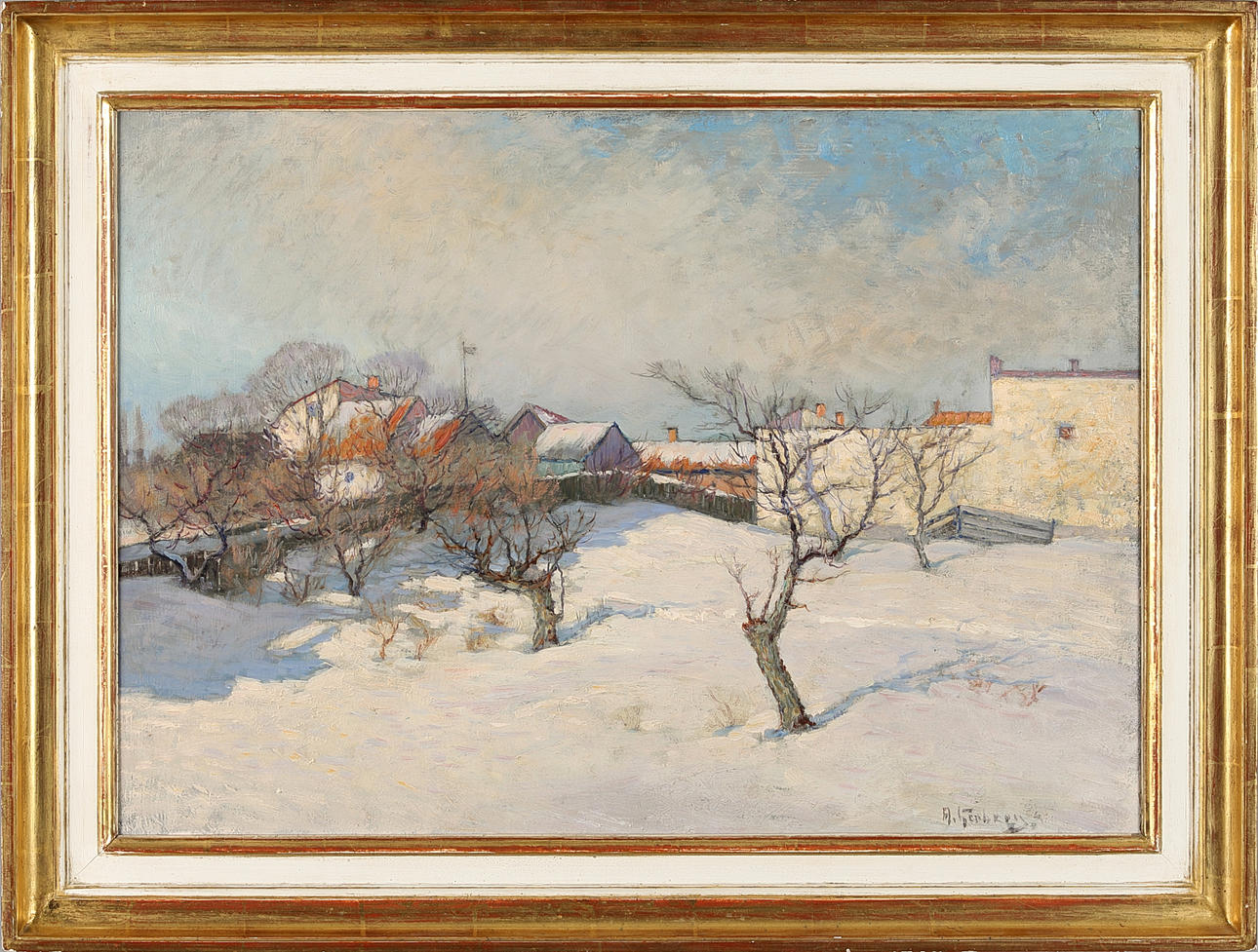 ANTON GENBERG. Vinter - Zinkensdamm.