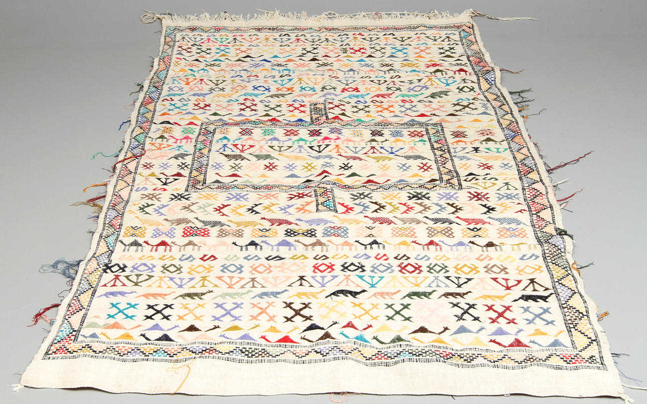 MATTA/PLÄD, Marocko, ca 220 x 140 cm.