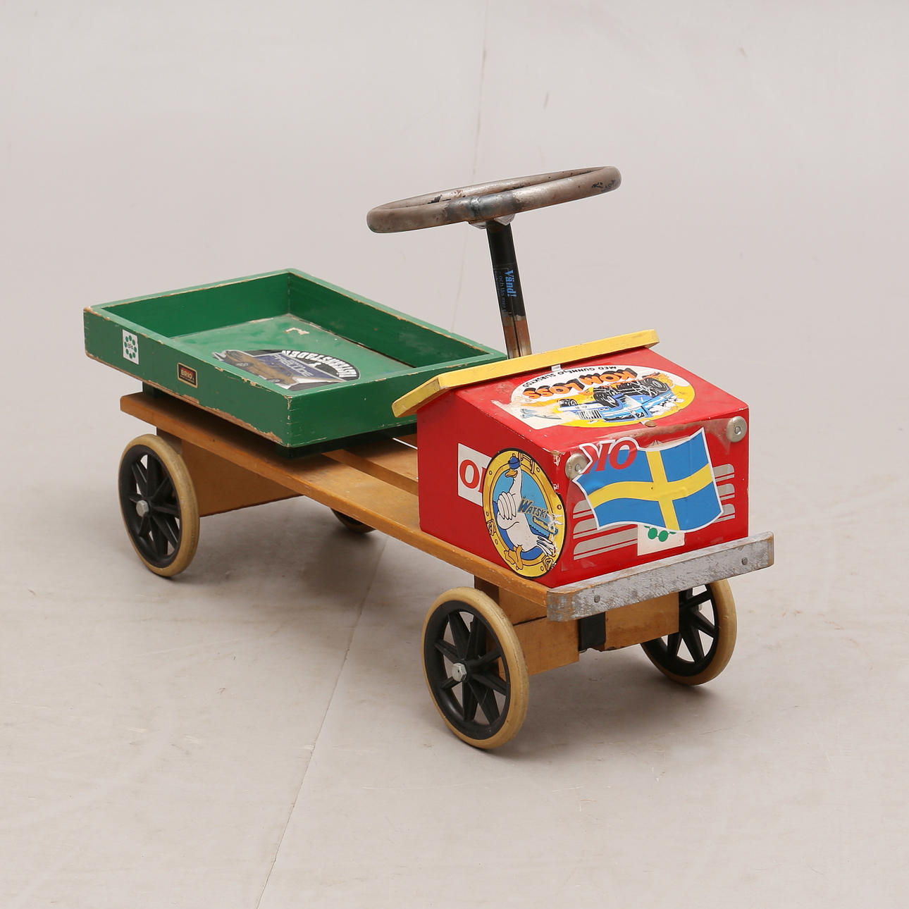 WALKING CAR, de madera, coche de plataforma, Brio.