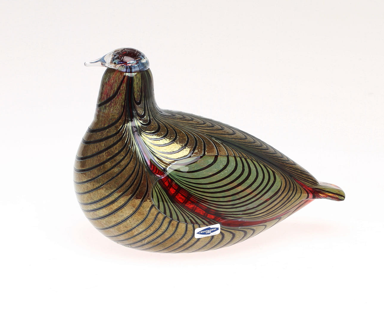 FIGRUIN, glas, Oiva Toikka, Nuutajärvi, 1900-talets senare hälft.