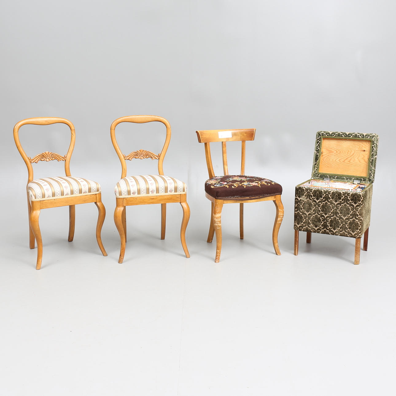 STOLAR, 3 st samt SYPUFF, 18-1900-tal.