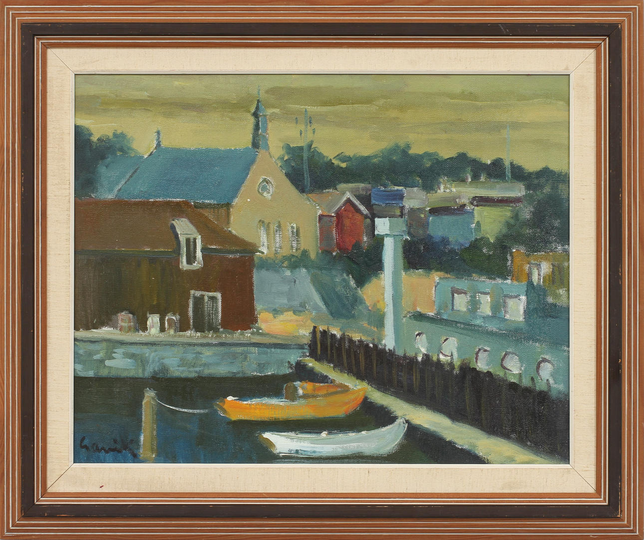 TAGE GAVIK, olja på duk, sign.